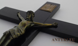 vintage krzyż z jezusem chrystusem